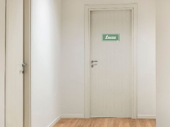 Pegatina para puerta básica