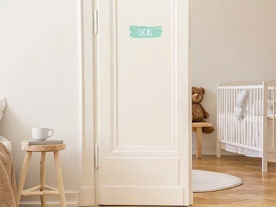 Pegatina para puerta básica