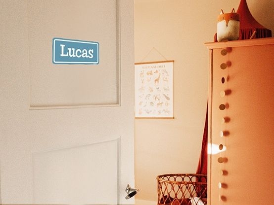 Pegatina para puerta básica