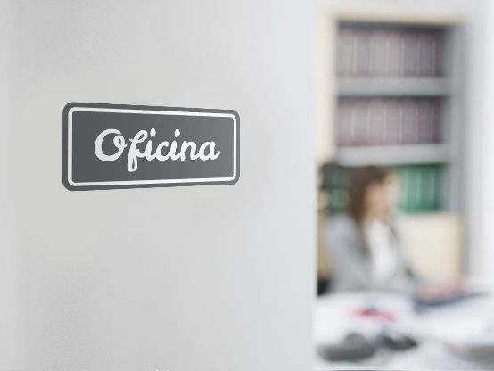 Pegatina para puerta básica