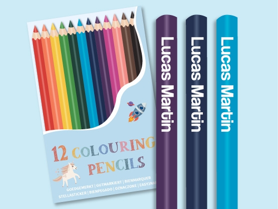 Lápices de colores personalizados