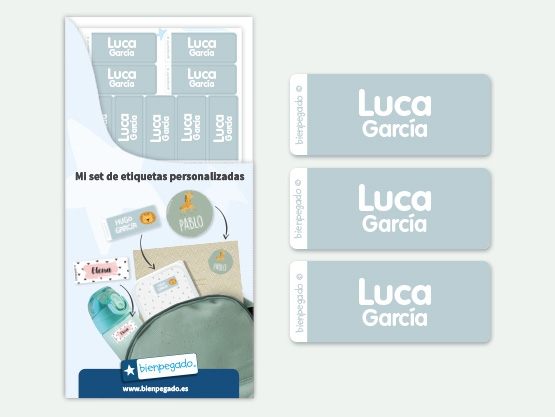 Etiquetas personalizadas pequeñas - Set económico
