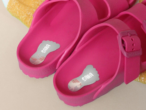 Etiquetas personalizadas para zapatos