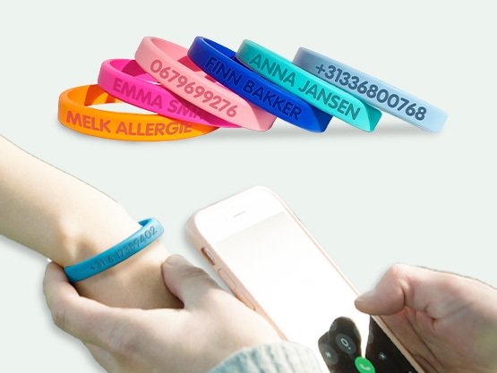 Pulsera SOS delgada