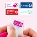 Etiquetas para pegar en ropa