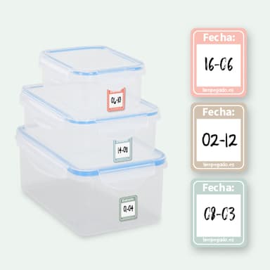 Etiquetas de fecha
