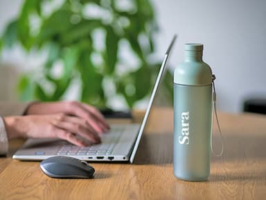 Botella de agua personalizada