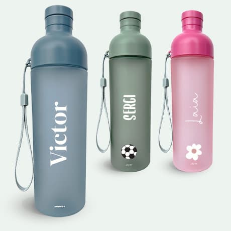 Botella de agua personalizada