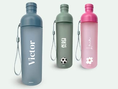 Botella de agua personalizada