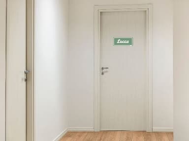 Pegatina para puerta básica