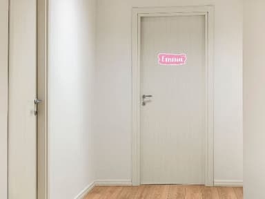 Pegatina para puerta básica