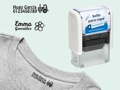 Sello personalizado para ropa