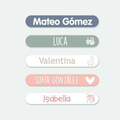 Mini etiquetas