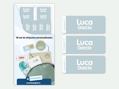 Etiquetas personalizadas pequeñas - Set económico