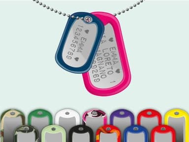 Chapa personalizada SOS