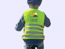 Chaleco de seguridad fluorescente para niños