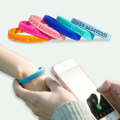 Pulsera SOS delgada