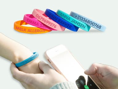 Pulsera SOS delgada