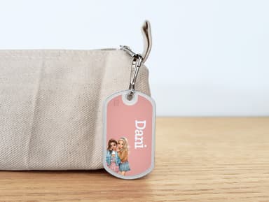 Etiqueta para mochila TOPModel