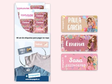 Etiquetas para ropa TOPModel