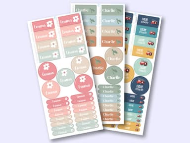 Kit de etiquetas personalizadas